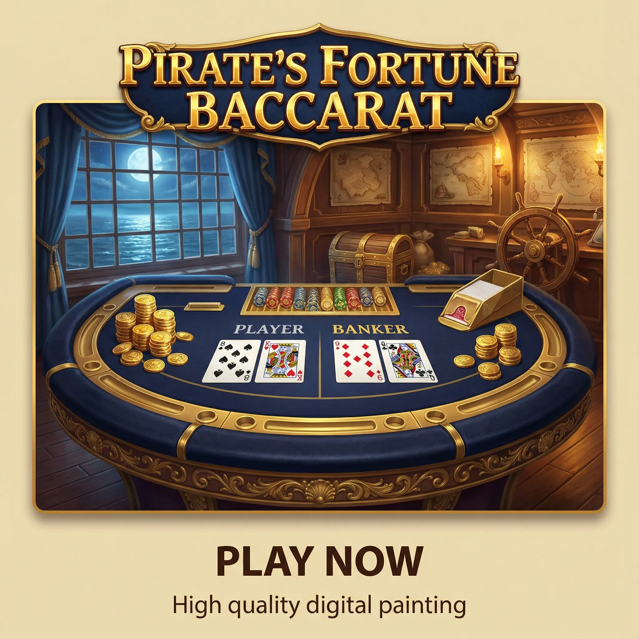 Bacará - Jogo de Cartas Elegante no Cassino 222bet